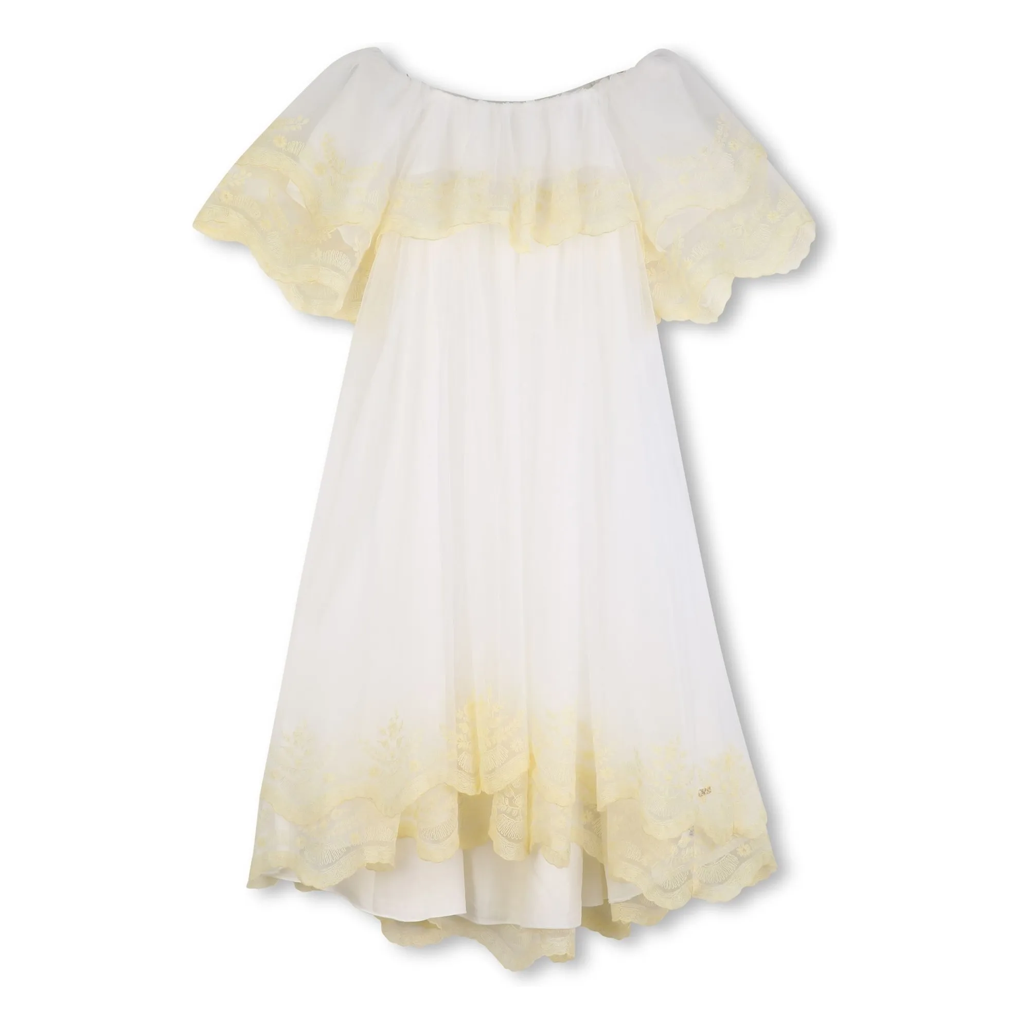 Chloé Women's White Embroidered Dress