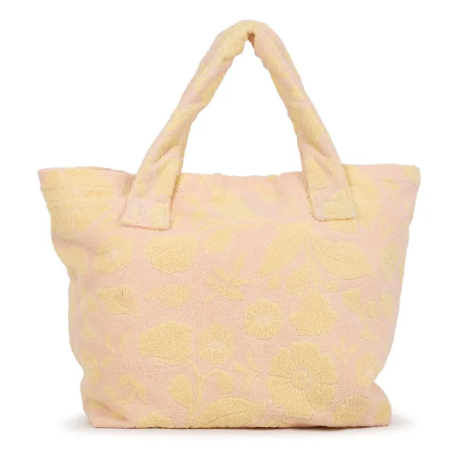 Cabas Eponge Jacquard | Jaune moutarde