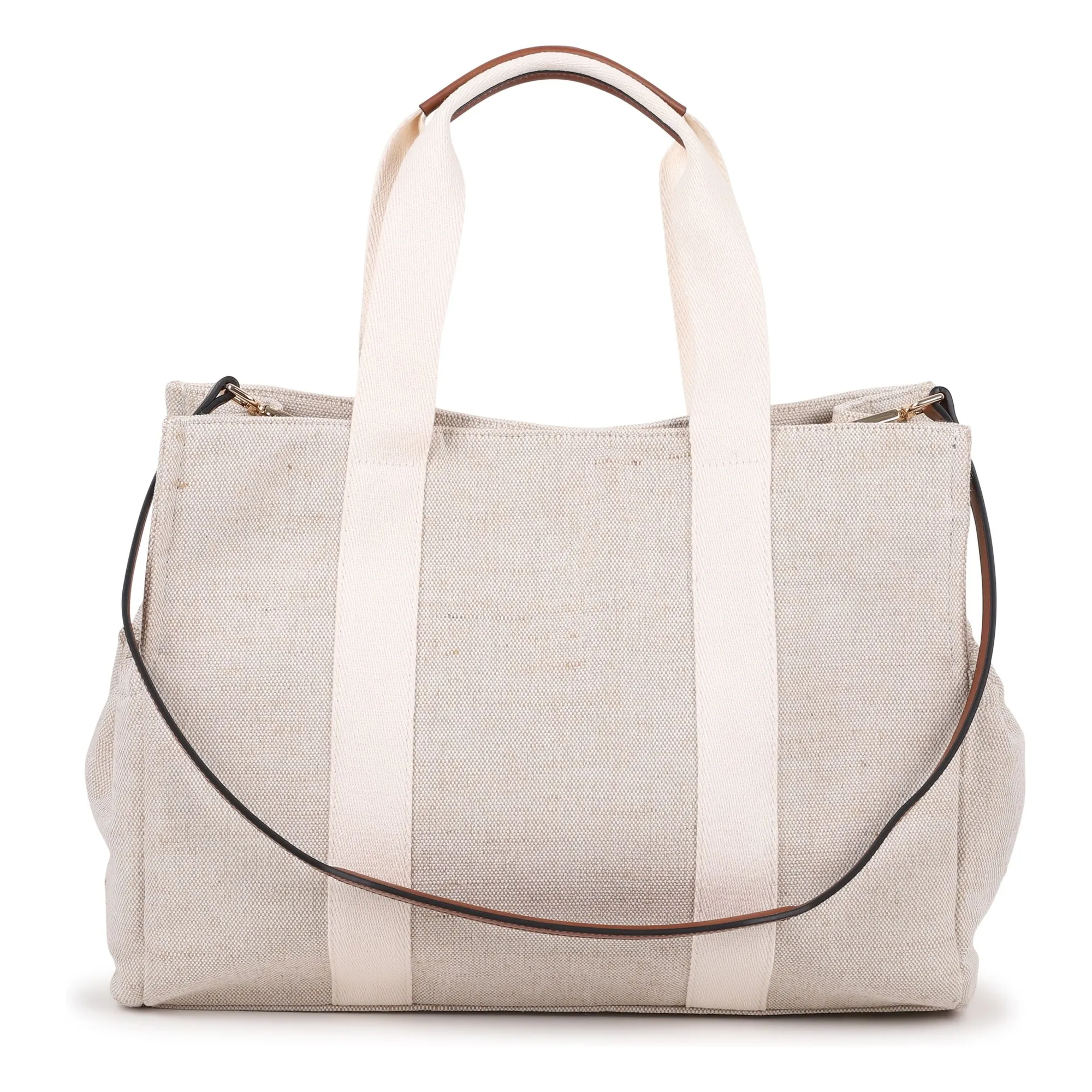 Sac à Langer Toile de Jute | Blanc- Image produit n°7