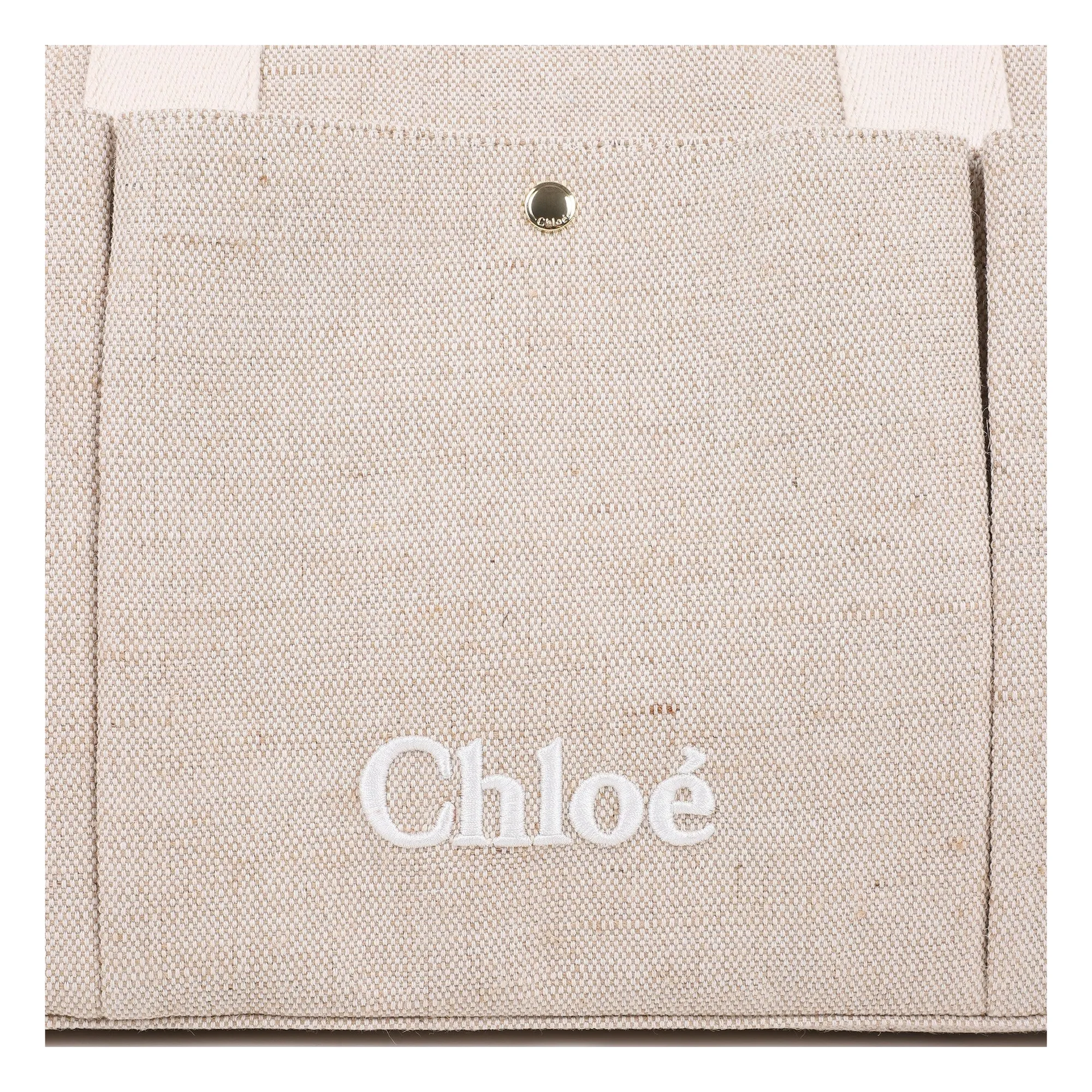 Sac à Langer Toile de Jute | Blanc- Image produit n°6