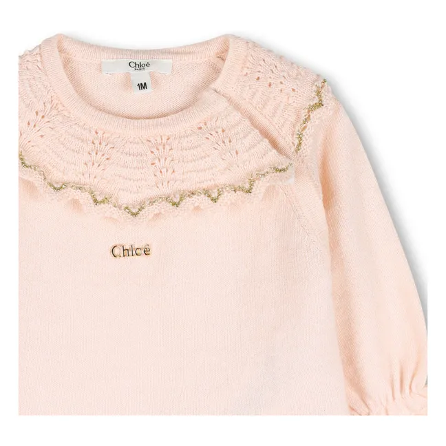 Ensemble Pull et Bloomer Coton Bio | Rose