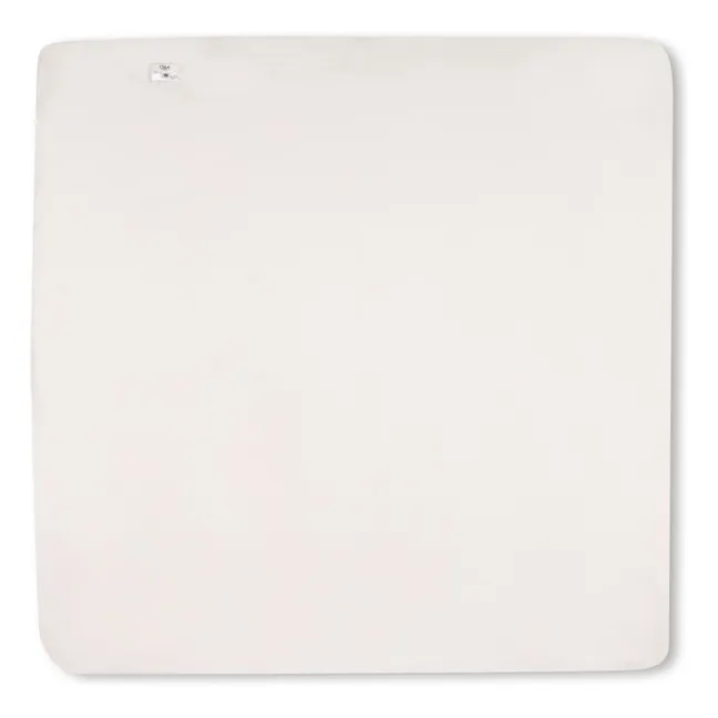 Conjunto de pijama y manta de algodón ecológico | Blanco