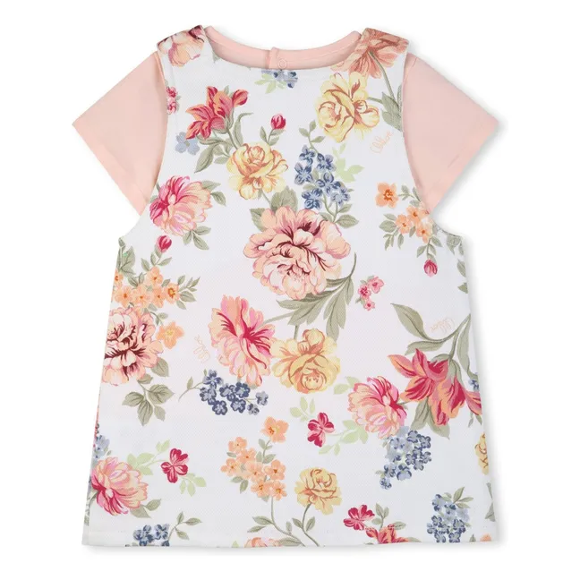 Ensemble T-shirt et Robe Coton Bio | Rose