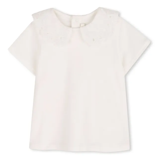 Camiseta de algodón ecológico | Blanco