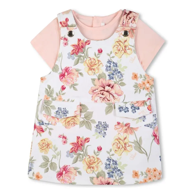 Ensemble T-shirt et Robe Coton Bio | Rose
