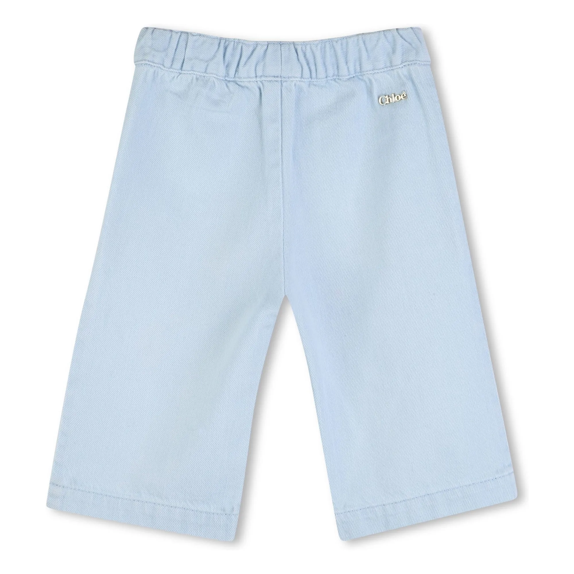 Pantalon Denim Brodé | Bleu- Image produit n°2