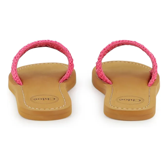 Sandalen Sonne | Fuchsie