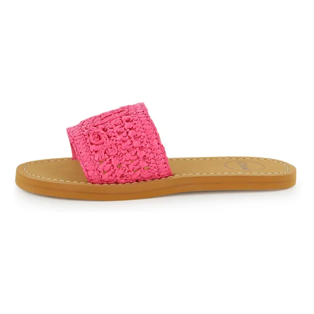 Sandalen Sonne | Fuchsie