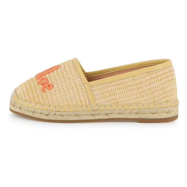 Raphia espadrilles | Beige