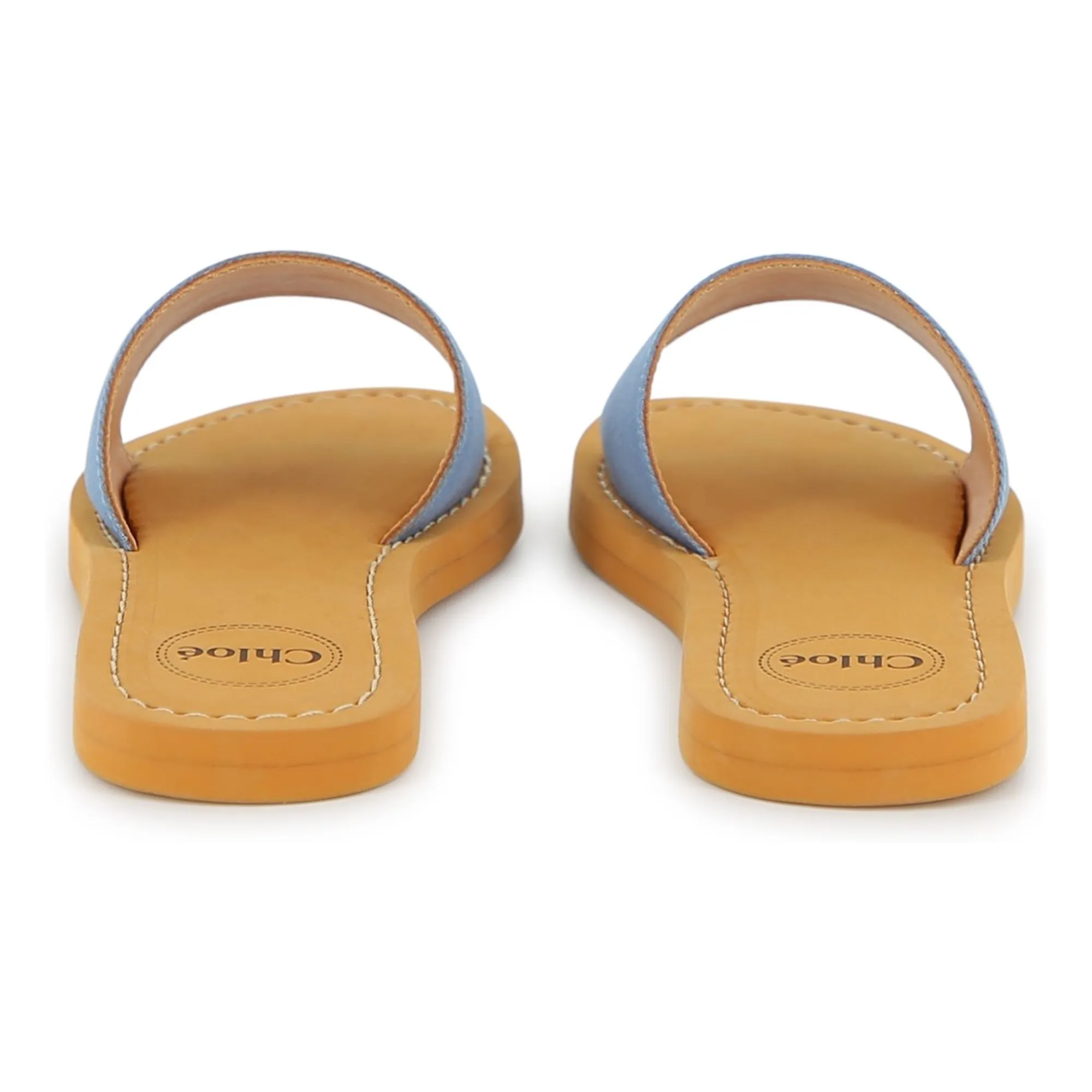 Sandales Logo | Bleu gris- Image produit n°4