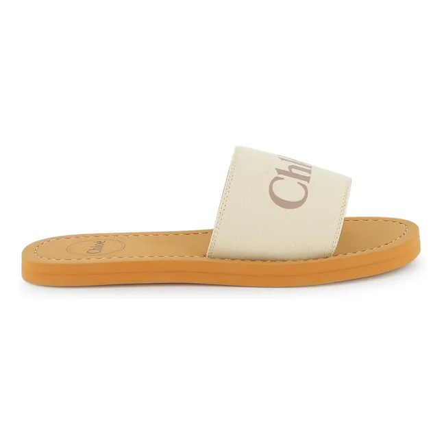Sandales Logo | Blanc