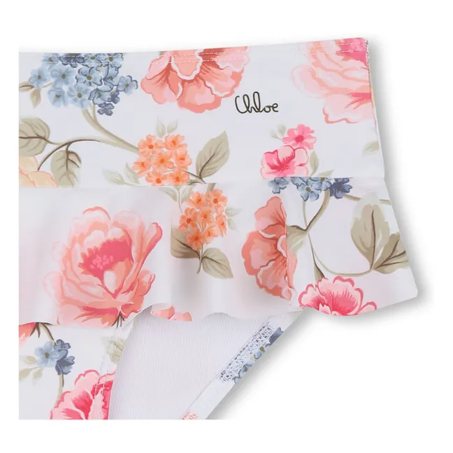 Bañador floral | Blanco