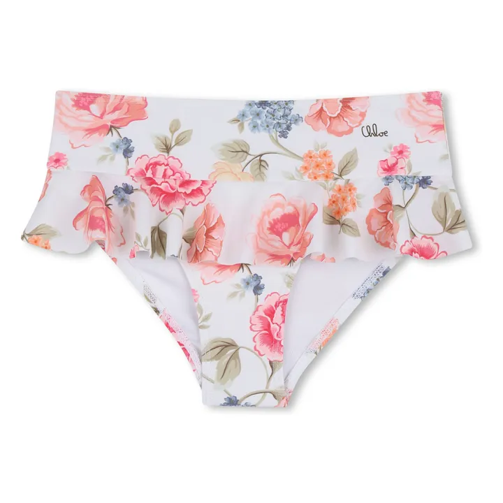 Bañador floral | Blanco- Imagen del producto n°7