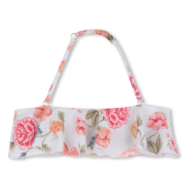 Maillot de Bain Fleuri | White