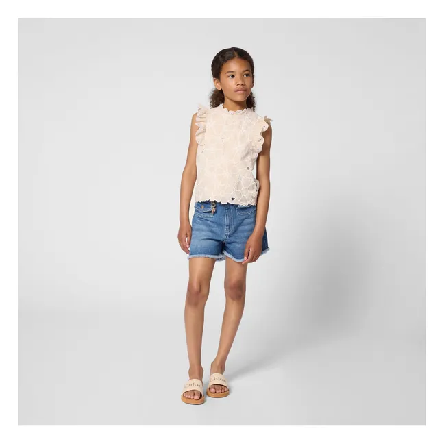 Sandales Logo | Blanc