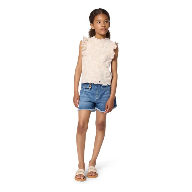 Short Denim Bio | Bleu
