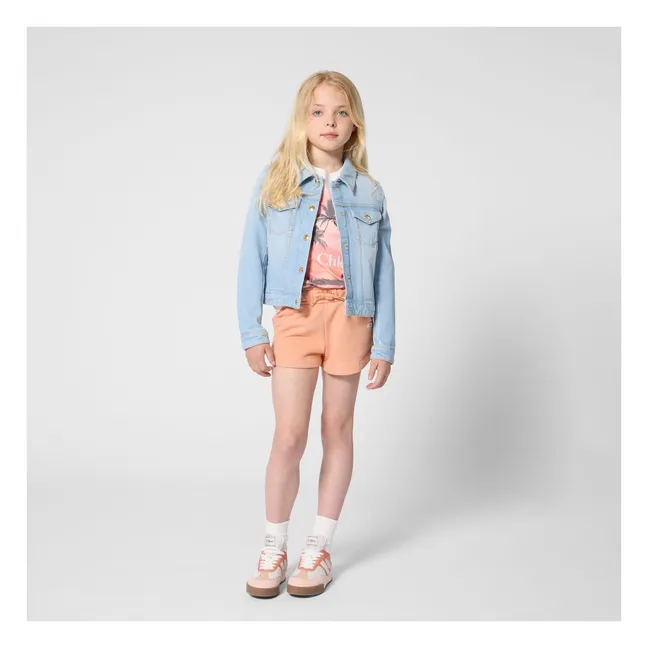 Camiseta Sunset de algodón ecológico | Blanco