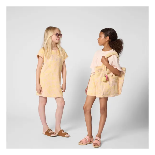 T-shirt Logo Coton Bio | Rose pêche