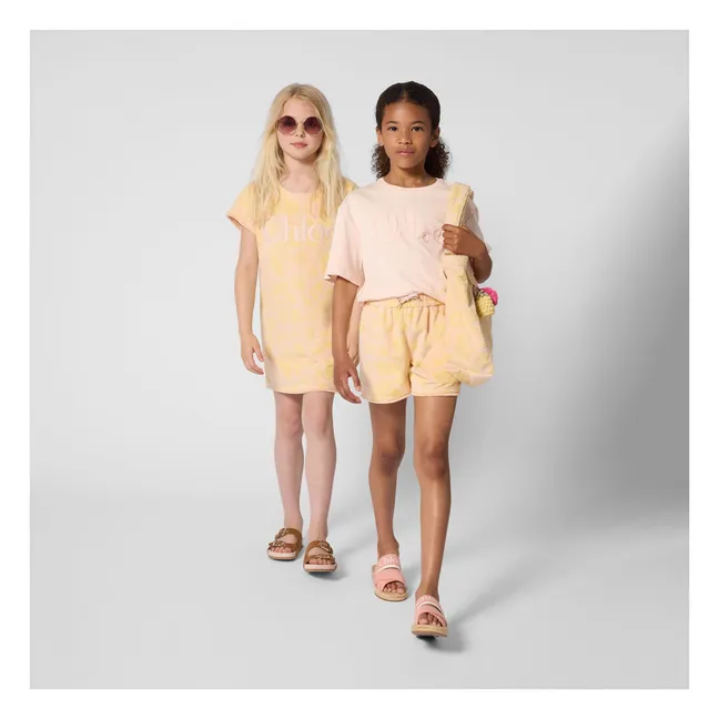 Cabas Eponge Jacquard | Jaune moutarde