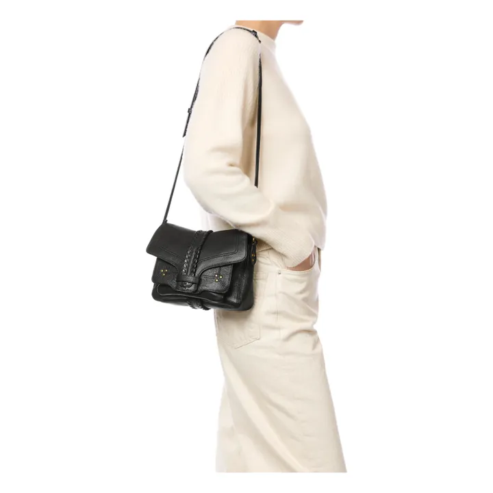 Harry S Bolsa Chèvre Grainé | Negro- Imagen del producto n°2