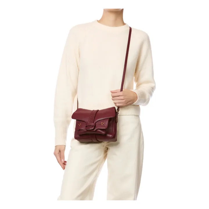 Harry S Bolsa Chèvre Grainé | Rojo Oscuro- Imagen del producto n°1