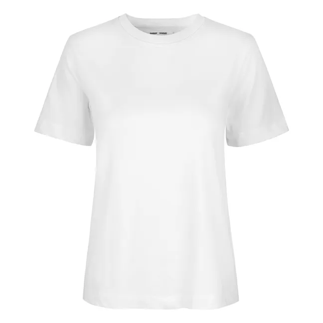 Camiseta de algodón ecológico Camino | Blanco