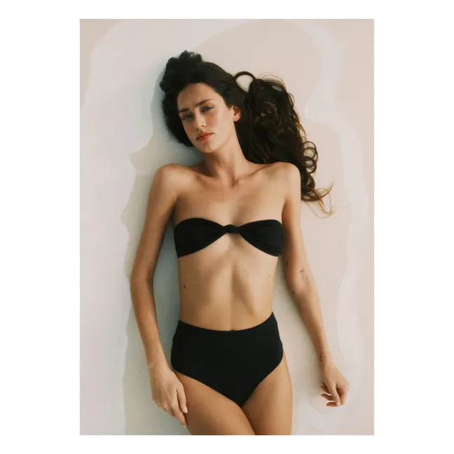 Le Maillot High Waist Stockings | Black