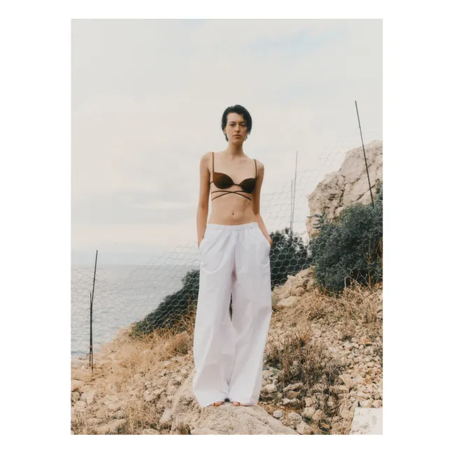 Cotton Casual Pants | Ivory