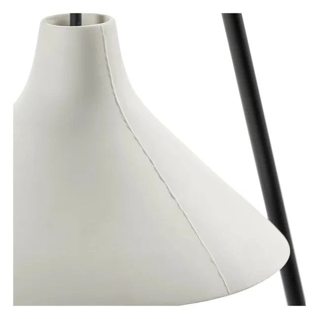 Lampada da tavolo in ceramica Seam  | Noir/Blanc