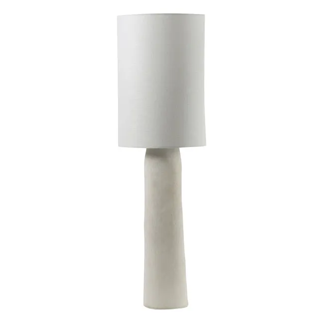 Earth papier-mâché floor lamp, Marie Michielssen | White