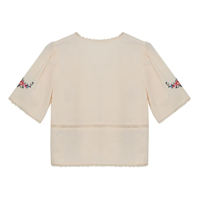 Blouse Narcise Coton | Ecru