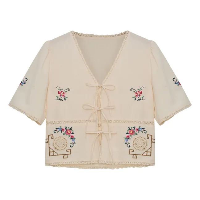 Camicetta in cotone Narcise | Ecru