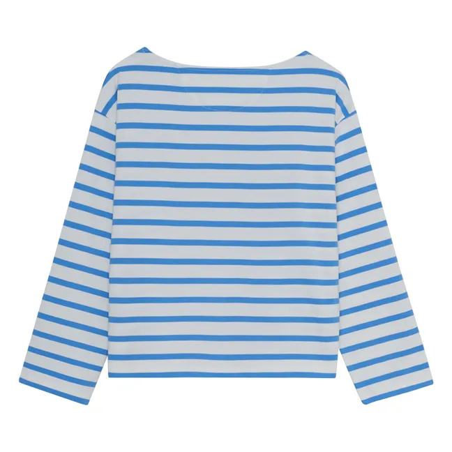T-shirt Rayures Burnet Coton | Bleu