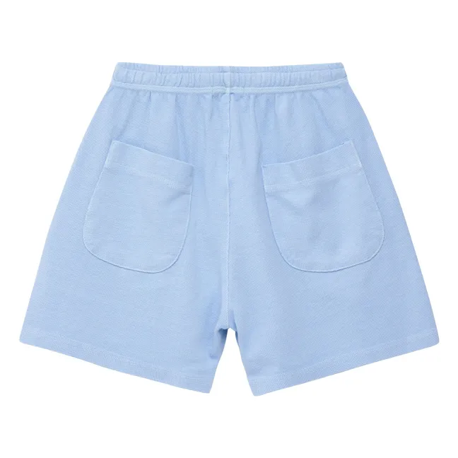 Short N°4 Coton Bio | Bleu ciel