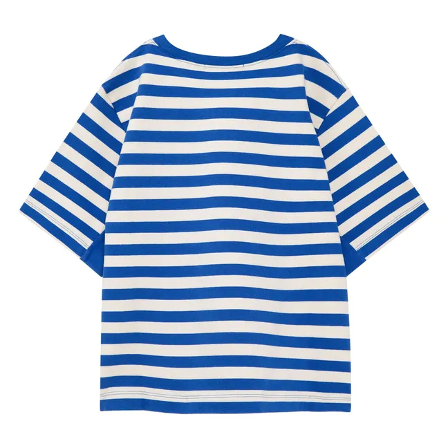 T-shirt N°11 Rayé | Bleu