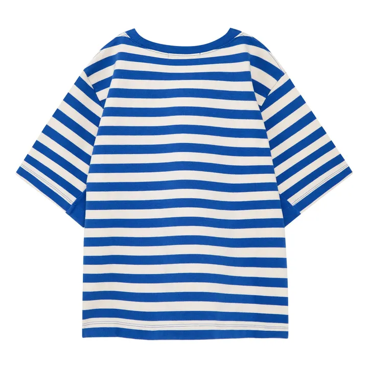 N°11 Camiseta de rayas | Azul- Imagen del producto n°4