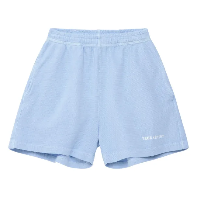Short N°4 Coton Bio | Bleu ciel