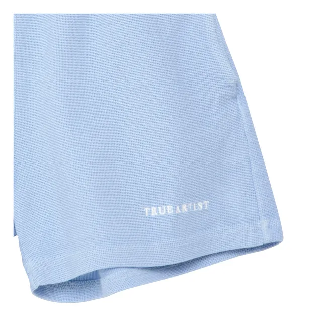 Short N°4 Coton Bio | Bleu ciel