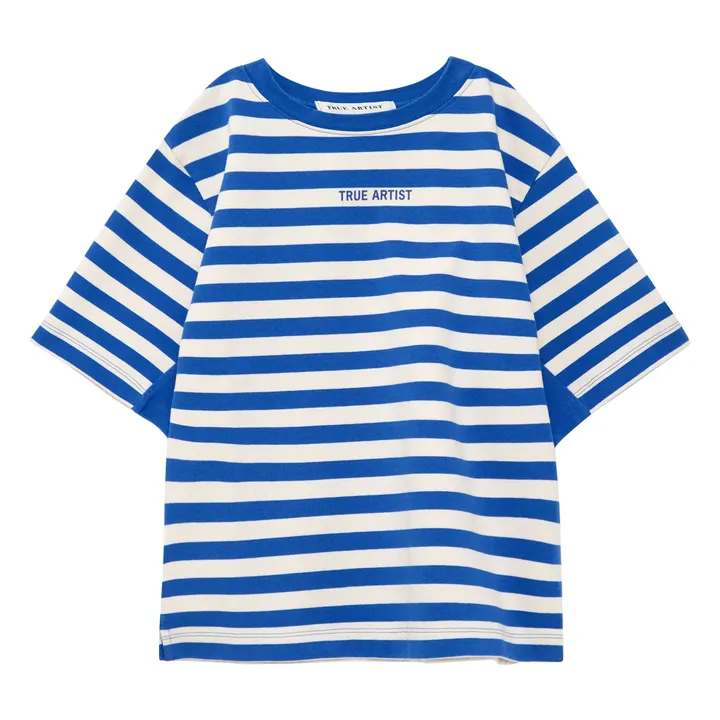 N°11 Camiseta de rayas | Azul- Imagen del producto n°0