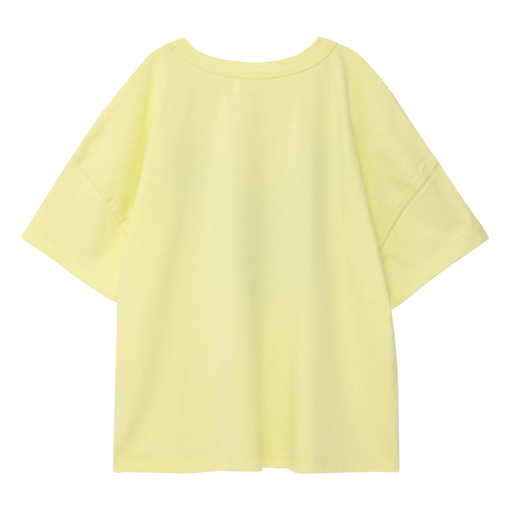 T-shirt N°1 Oiseau Coton Bio | Jaune- Image produit n°3