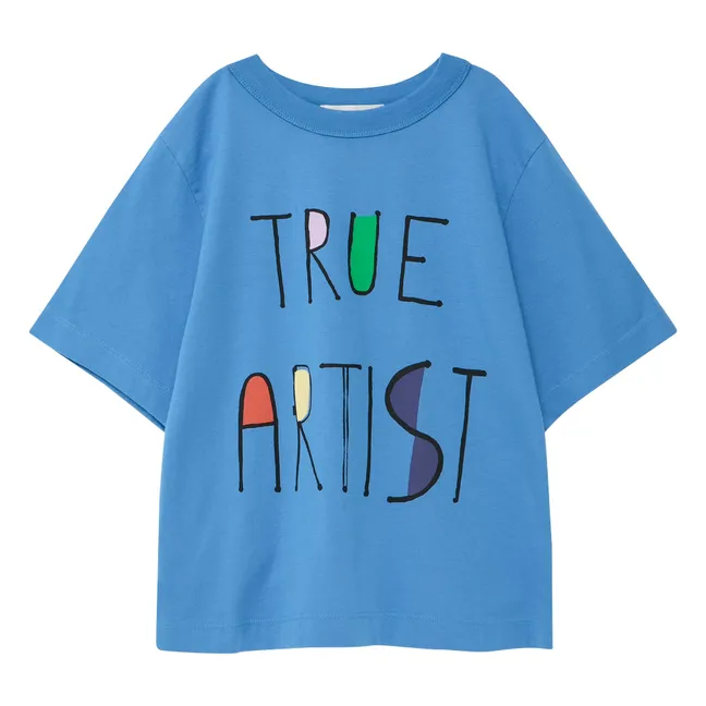T-shirt N°5 Coton Bio | Bleu roi
