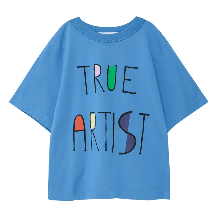 Camiseta N°5 Algodón orgánico | Azul Rey- Imagen del producto n°0
