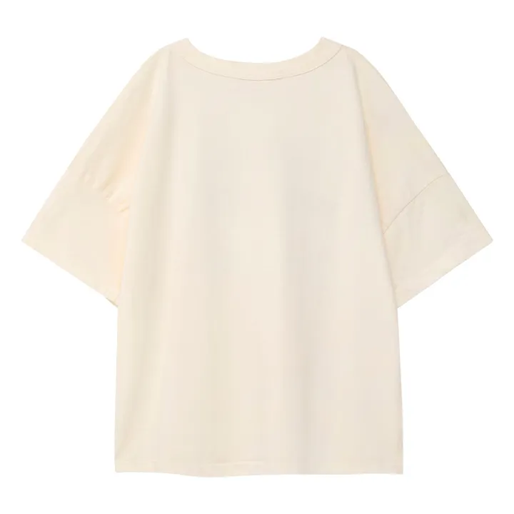 Camiseta N°1 Algodón orgánico | Crema- Imagen del producto n°4