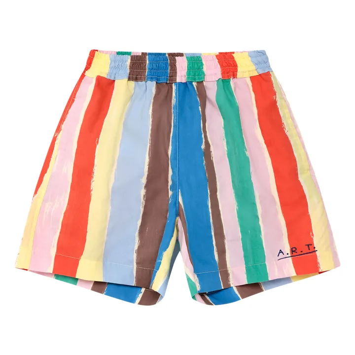 Pantalones cortos a rayas | Azul- Imagen del producto n°0