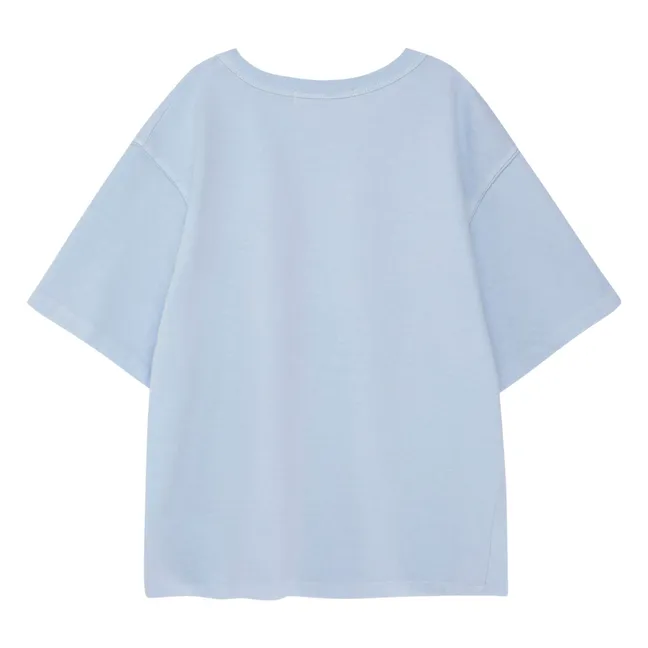 Camiseta mariposa de algodón ecológico | Azul Cielo