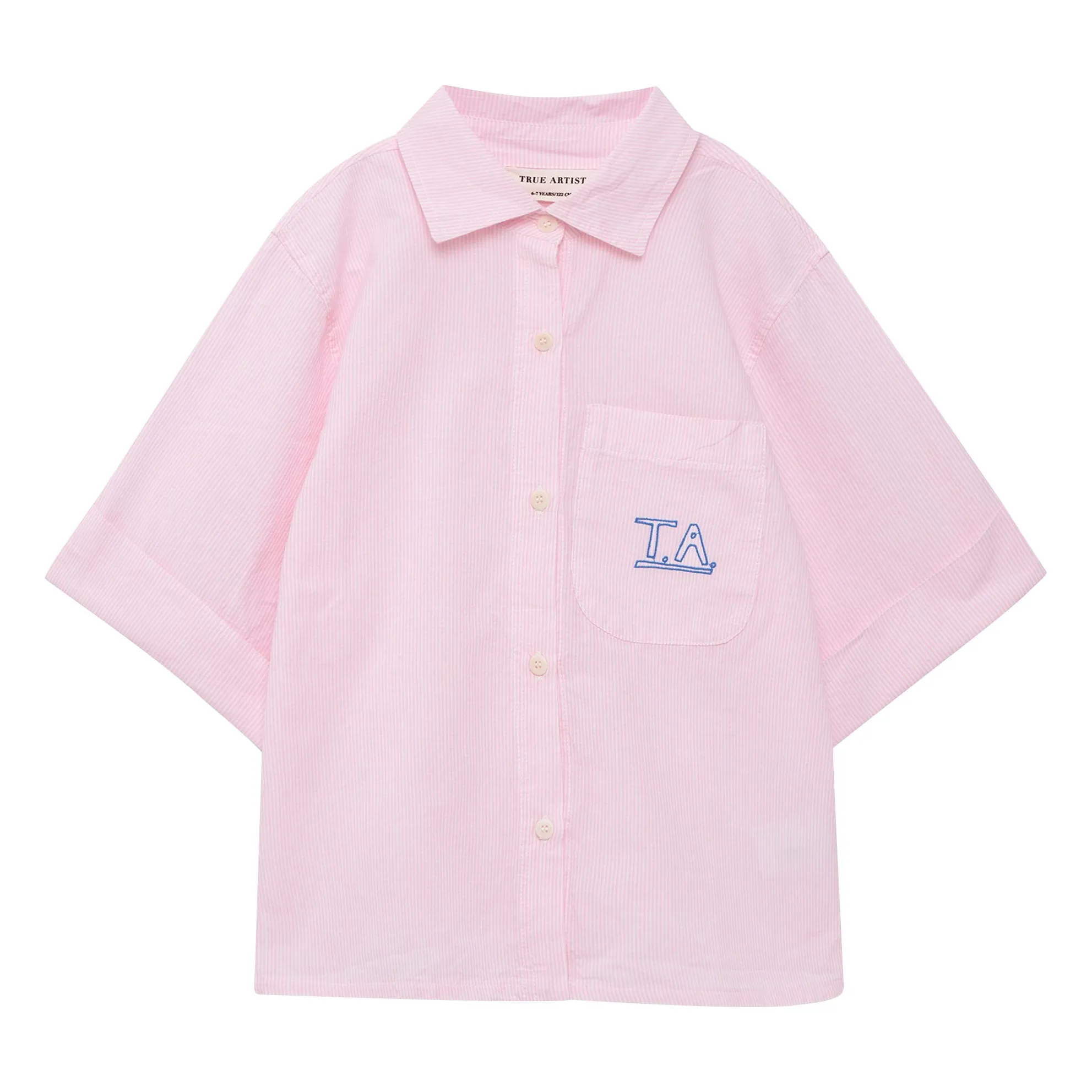 Chemise N°6 Rayée | Rose- Image produit n°0