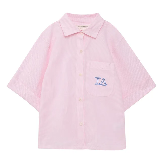 Camisa de rayas N°6 | Rosa