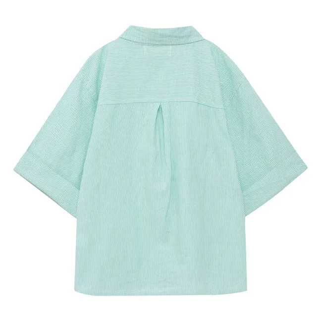 Chemise N°6 Rayée | Vert