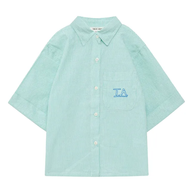 Chemise N°6 Rayée | Vert