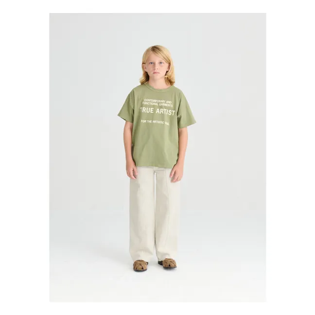 T-shirt N°1 Coton Bio | Khaki